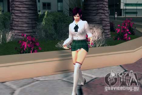 Kokoro Slutty Schoolgirl для GTA San Andreas