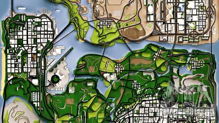 Remaster Map Full Version для GTA San Andreas