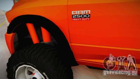 Dodge Ram 2500 Lifted Edition для GTA San Andreas