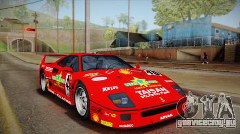 Ferrari F40 (US-Spec) 1989 HQLM для GTA San Andreas