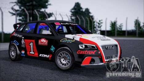 Audi RS3 Sportback Rally WRC для GTA San Andreas