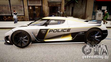 Koenigsegg Agera Police 2013 для GTA 4