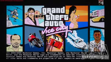 GTA Vice City Boot screens для GTA San Andreas