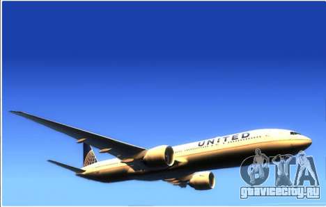 United Airlines Boeing 777-322ER - N58031 для GTA San Andreas