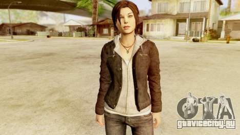 Rise of the Tomb Raider - Lara Leather Jacket для GTA San Andreas
