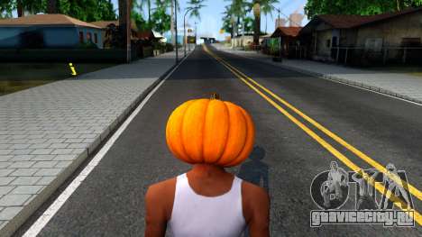 Pumpkin Mask Celebrating Halloween для GTA San Andreas