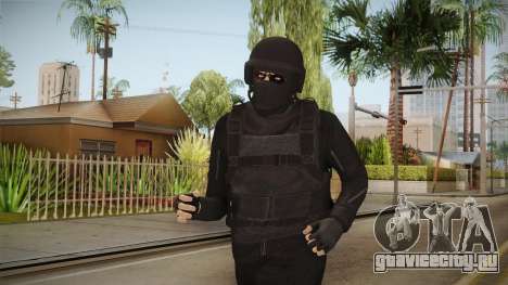 GTA Online Military Skin Black-Negro для GTA San Andreas