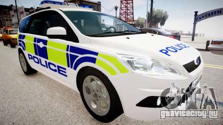 Ford Focus Estate '09 police UK для GTA 4