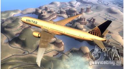 United Airlines Boeing 777-322ER - N58031 для GTA San Andreas