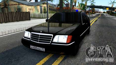 Mercedes-Benz W140 400SE для GTA San Andreas