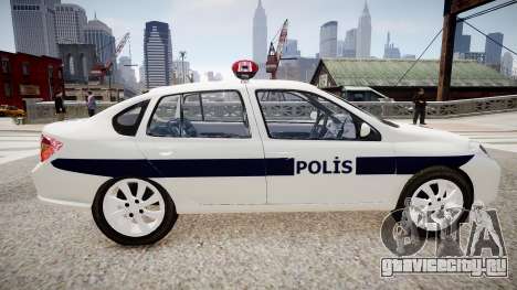 Renault Clio Symbol Police 2011 для GTA 4