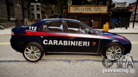 Alfa Romeo 159 Carabinieri для GTA 4