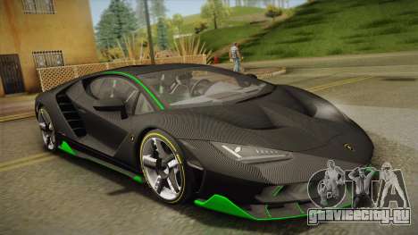 Lamborghini Centenario LP770-4 2017 Carbon Body для GTA San Andreas