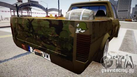 Volkswagen Caddy US Army для GTA 4