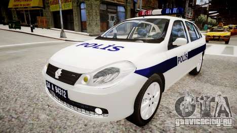 Renault Clio Symbol Police 2011 для GTA 4