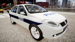Renault Clio Symbol Police 2011 для GTA 4