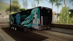 Freightliner Argosy 8x4 Trailer Hatsune Miku для GTA San Andreas