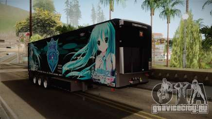 Freightliner Argosy 8x4 Trailer Hatsune Miku для GTA San Andreas