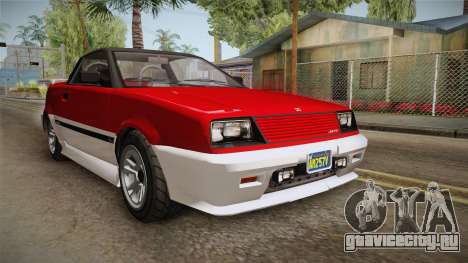GTA 5 Dinka Blista Cabrio IVF для GTA San Andreas