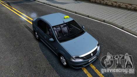 Renault Logan Taxi для GTA San Andreas
