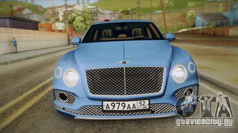 Bentley Bentayga для GTA San Andreas