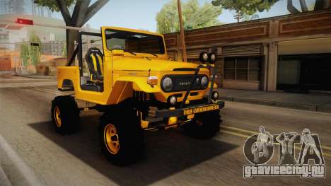 Toyota Land Cruiser Fj40 1978 Off Road для GTA San Andreas