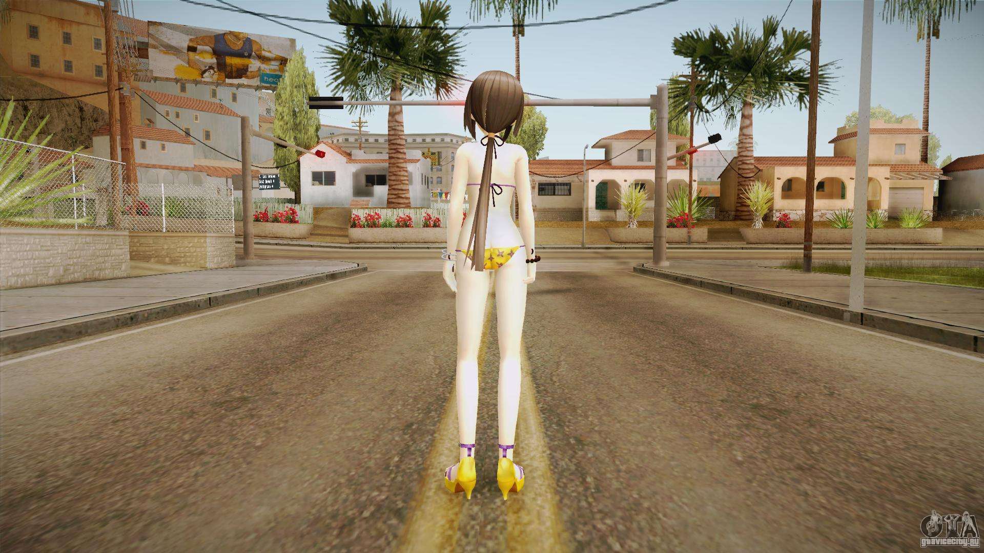 Anime Girl Harter with Special Abilities для GTA San Andreas. 
