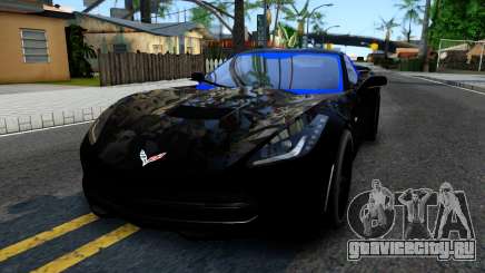 Chevrolet Corvette Stingray C7 2014 Blue Star для GTA San Andreas