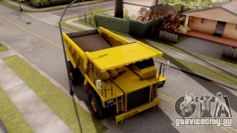 Realistic Dumper Truck для GTA San Andreas