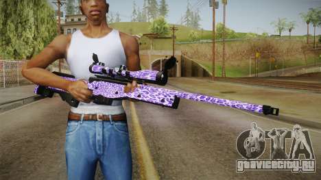 Tiger Violet Sniper Rifle для GTA San Andreas