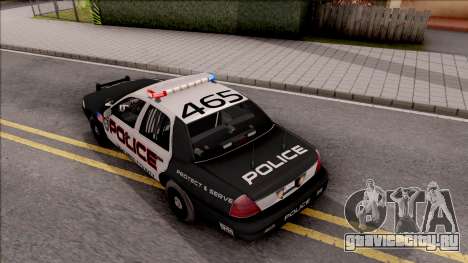 Ford Crown Vitoria High Speed Police для GTA San Andreas