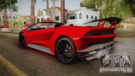 GTA 5 Pegassi Tempesta Spyder для GTA San Andreas