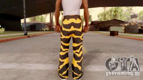 Тигровые штаны для GTA San Andreas
