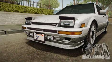 GTA 4 Dinka Hakumai Tuned Bumpers SA Style для GTA San Andreas