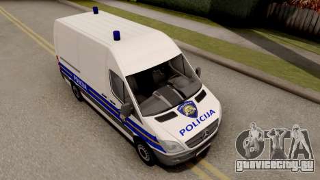Mercedes-Benz Sprinter Croatian Police Van для GTA San Andreas