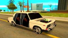 ВАЗ 2106 белый для GTA San Andreas