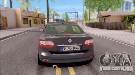 Renault Fluence 2016 для GTA San Andreas