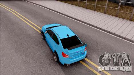 Subaru WRX STI 2017 Tuning для GTA San Andreas