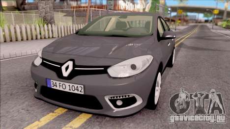 Renault Fluence 2016 для GTA San Andreas