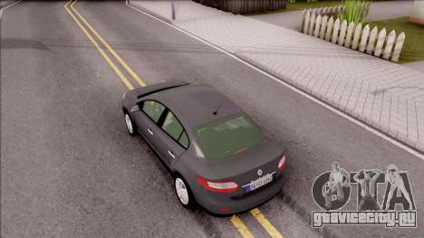 Renault Fluence 2016 для GTA San Andreas