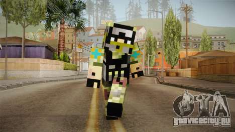 Minecraft Swat Skin для GTA San Andreas