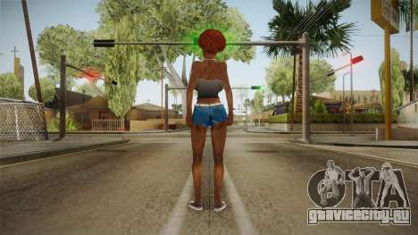 Afro Girl Skin v1 для GTA San Andreas