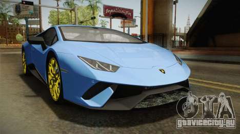 Lamborghini Huracan Performante LP640-4 2017 v2 для GTA San Andreas
