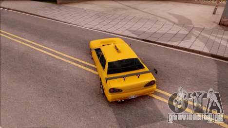 Elegy Taxi Stock для GTA San Andreas