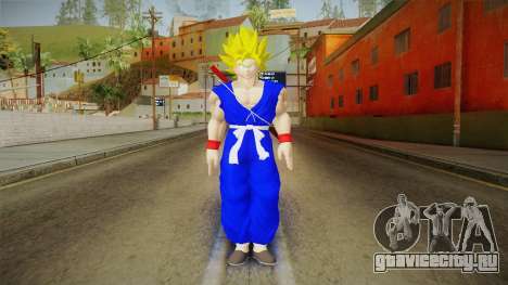 Goku Original DB Gi Blue v3 для GTA San Andreas