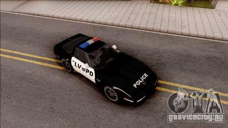 Chevrolet Corvette C4 Police LVPD 1996 для GTA San Andreas