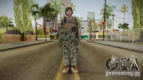 Georgian Soldier Skin v1 для GTA San Andreas