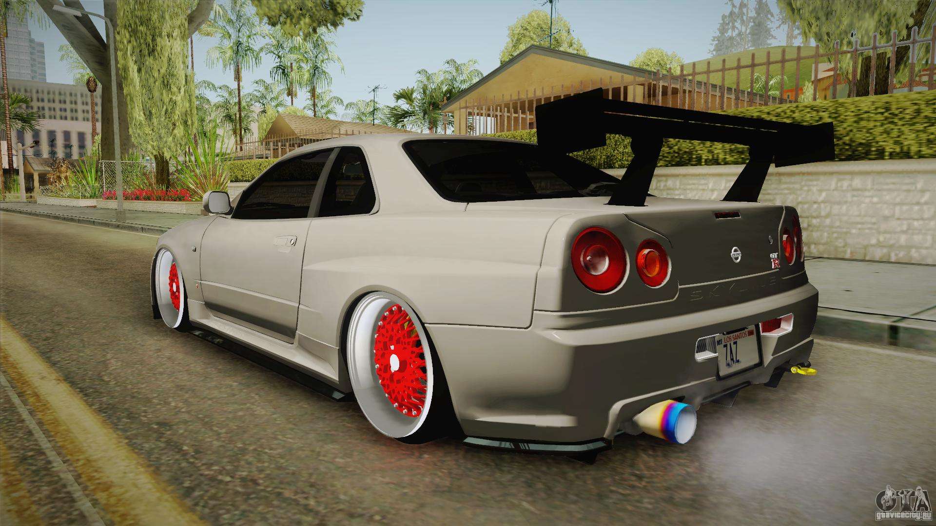 Nissan skyline gtr r34 для гта 5 фото 103