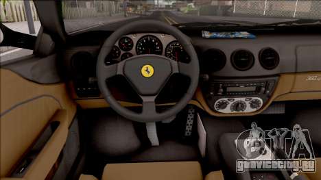Ferrari 360 Spider US-Spec 2000 IVF для GTA San Andreas