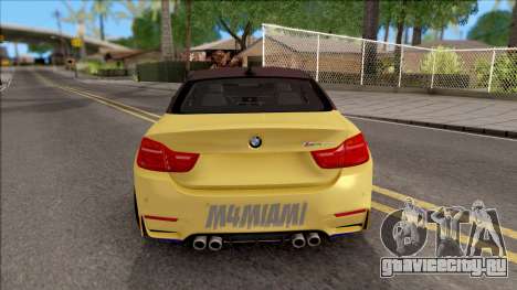 BMW M4R F82 для GTA San Andreas